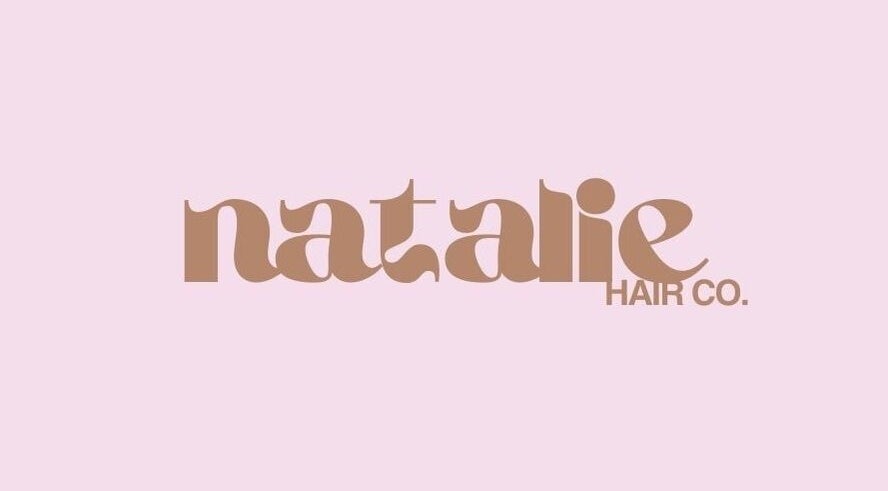 Natalie Hair Co logo in elegant font, Singleton, New South Wales, AU.