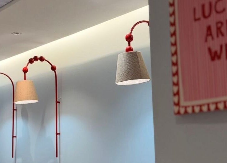 Elegant wall lamps at Maryam's Flowers Salon & SPA in Riyadh, Riyadh Province, SA, enhancing modern decor.