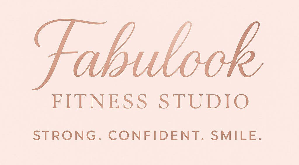 Fabulook Fitness Uk logo in Royston, England, GB with empowering slogan.