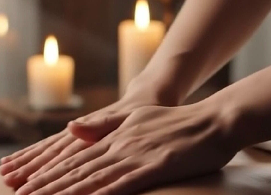 Relaxing massage at Ayu Shambhala in Łódź, Województwo Łódzkie, PL with soothing candlelight ambiance.