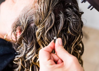 Professional curly hair styling at Curly & Co Hair, Tweed Heads, New South Wales, AU.