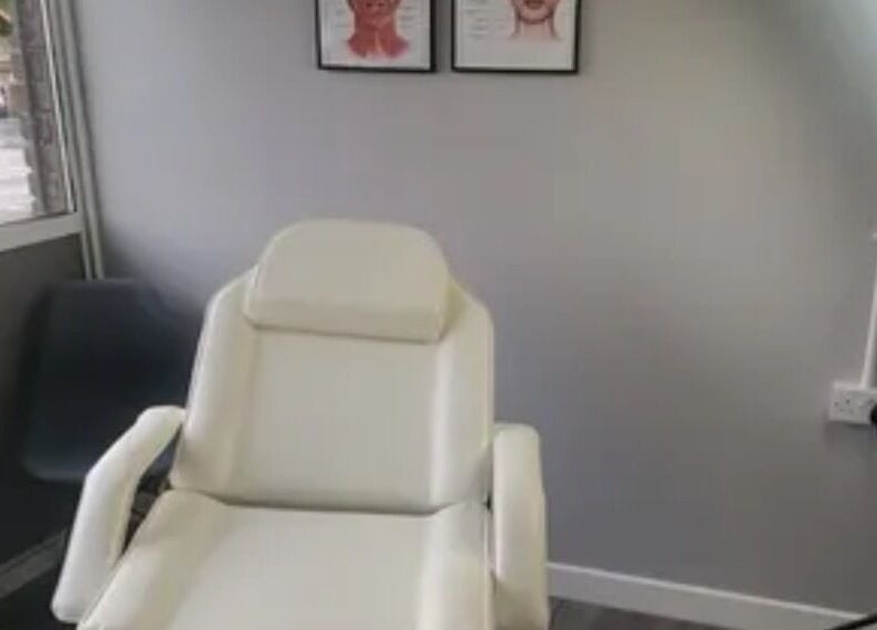 Relaxing massage chair at Harmony Hands Massage Group in Kingswinford, England, GB.