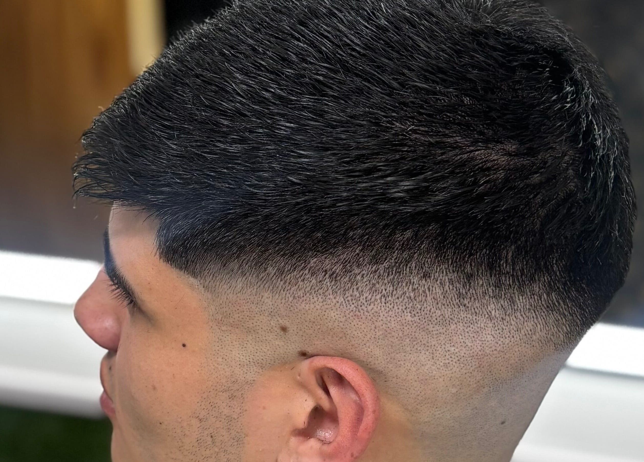 Clean fade haircut at El Fortín Barber, Villa José León Suárez, Provincia De Buenos Aires, AR.