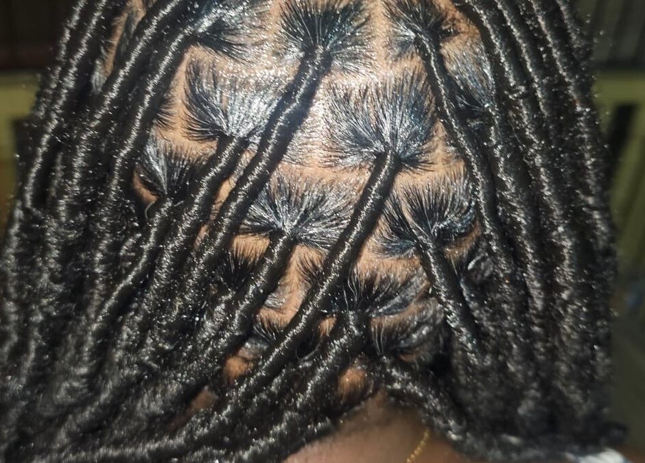 Detailed braiding showcased at Lux_uriousempire, Port of Spain, Port of Spain Corporation, TT.