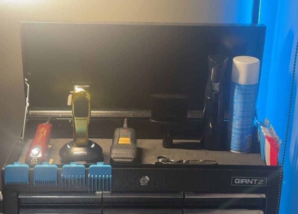 Hair styling tools at C.blndz Private Studio, Melbourne, Victoria, AU showcase expert grooming equipment.