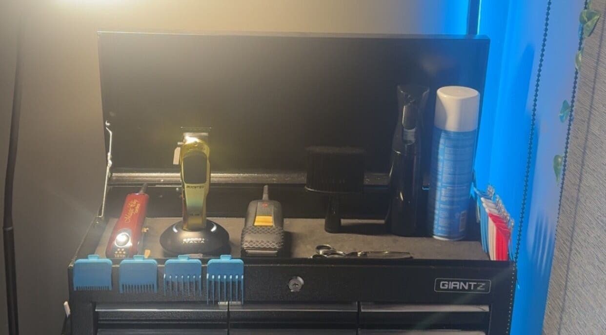 Hair styling tools at C.blndz Private Studio, Melbourne, Victoria, AU showcase expert grooming equipment.