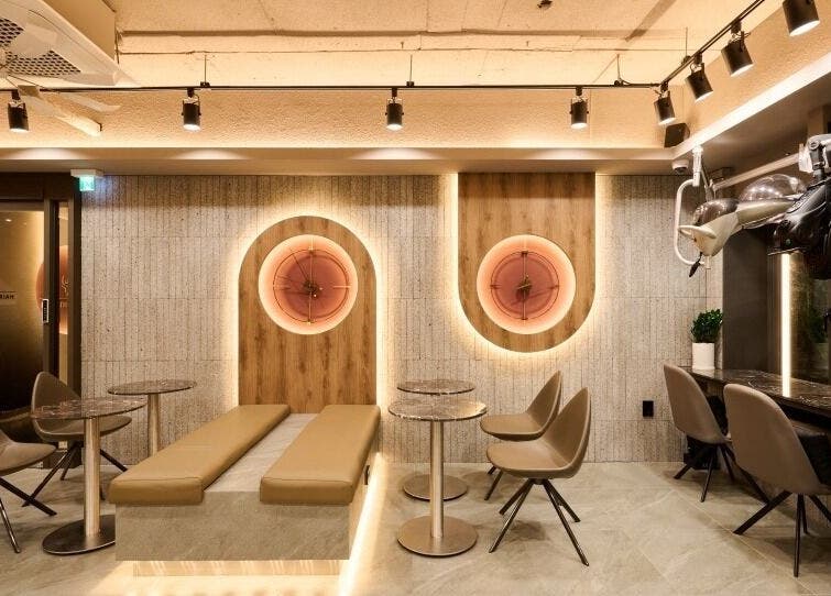 Stylish interior at Hair the beau Konkuk University, 서울특별시, 서울특별시, KR.