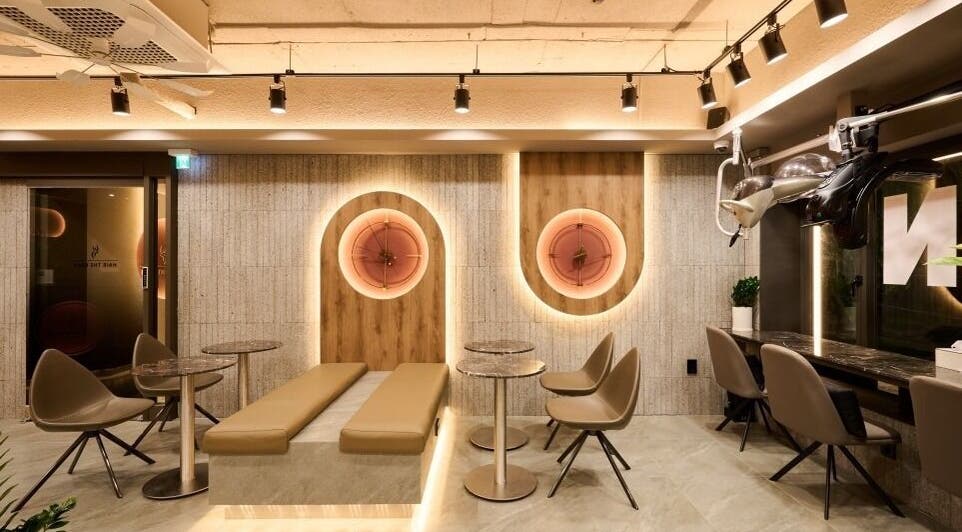 Stylish interior at Hair the beau Konkuk University, 서울특별시, 서울특별시, KR.