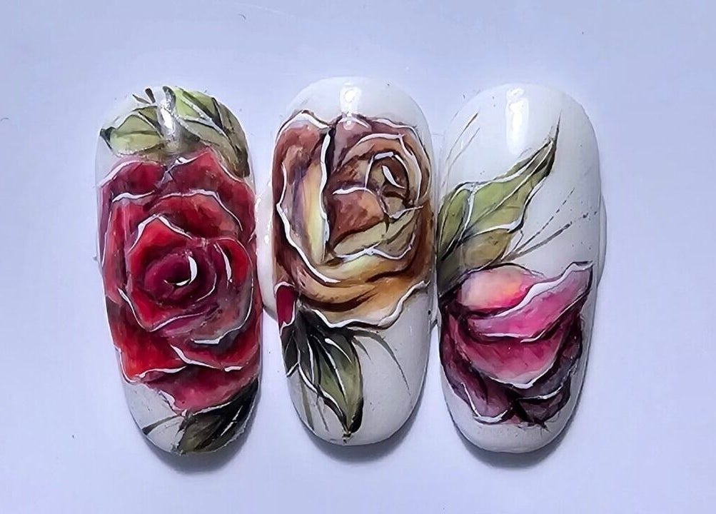 Нокти с цветя от Rs Royal Nails Style, София, Област София, BG.