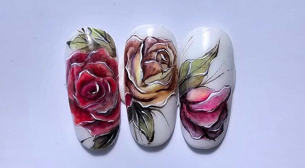 Нокти с цветя от Rs Royal Nails Style, София, Област София, BG.