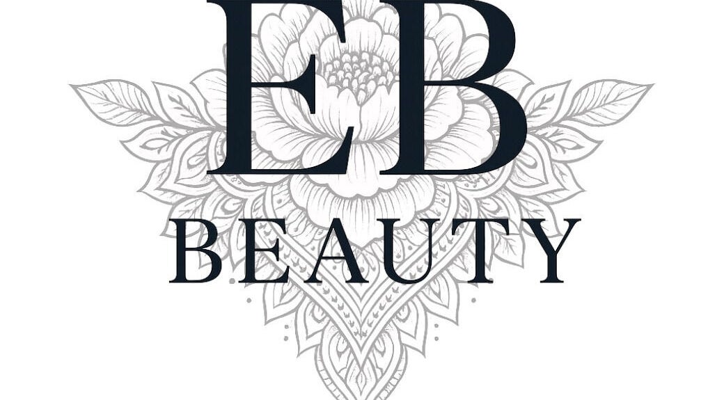 Elegant floral logo of EB Beauty, located in Newbury, England, GB.