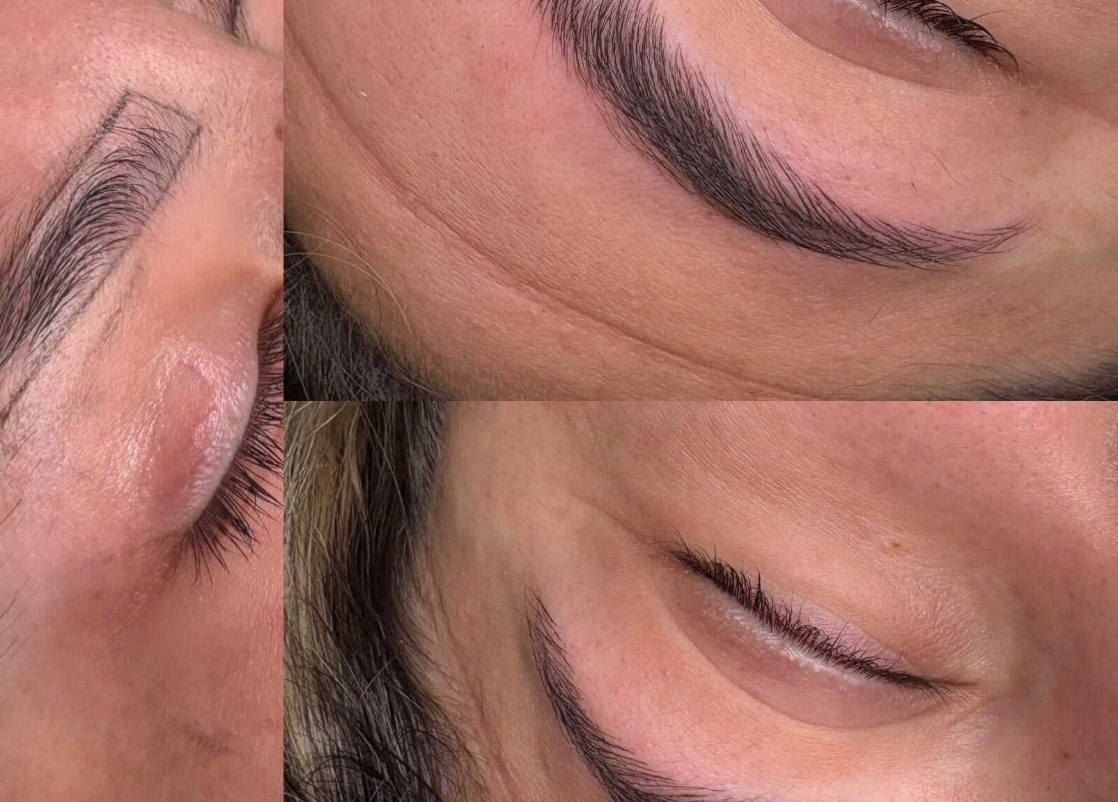 Eyebrow shaping and precision at Ginnie.Beauty, Liverpool, England, GB. Highlighting professional beauty treatments.