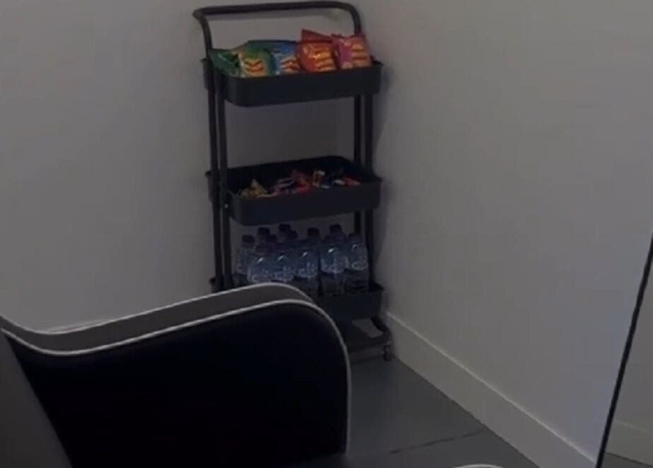 Snack and water station at DreadsbyDy, London, England, GB, offering comfort and convenience to visitors.