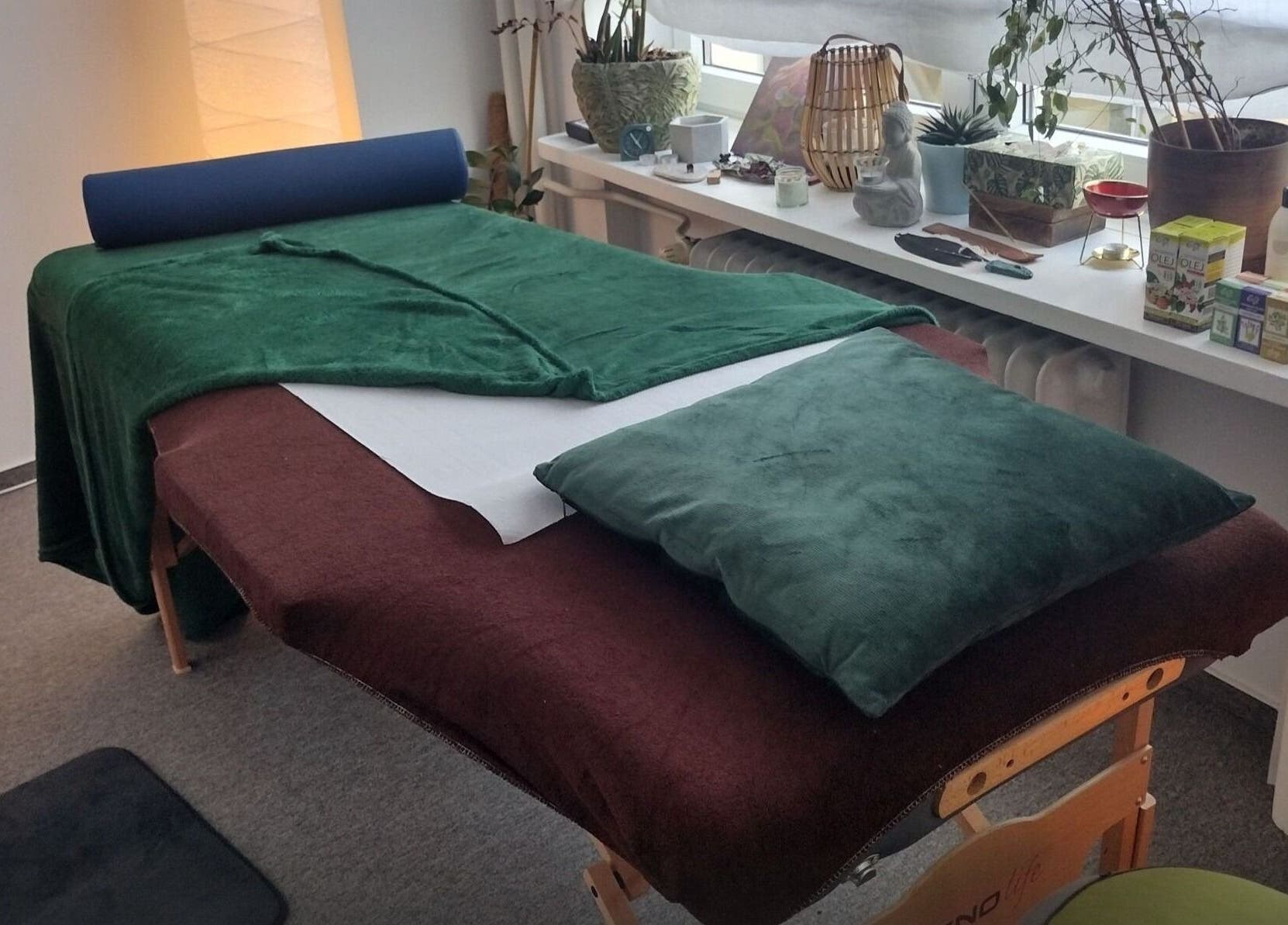 Pokój masażu w Czuły dotyk Kinga Ulicka, Warszawa, Województwo Mazowieckie, PL, z kojącą atmosferą.