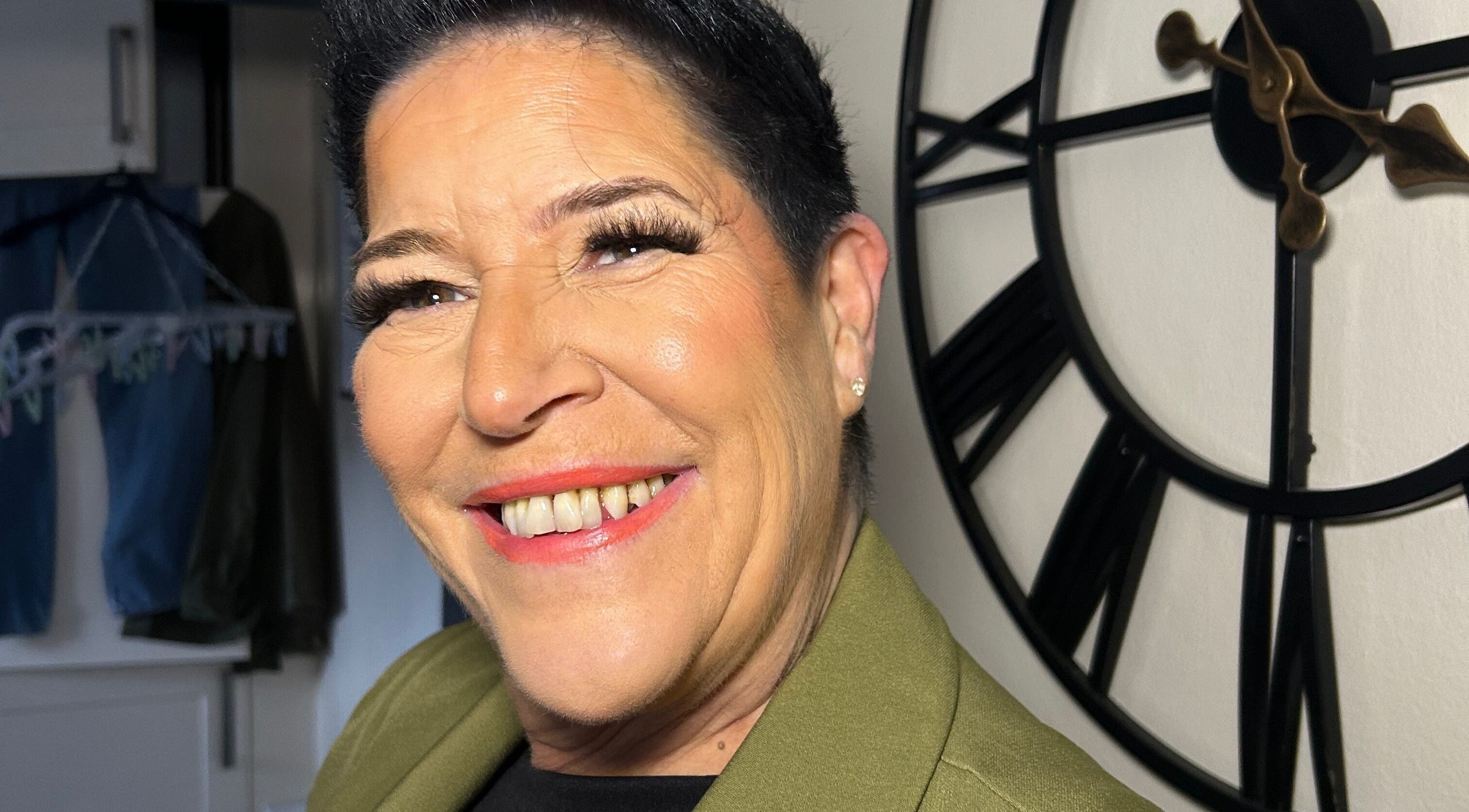 Happy client with makeup done at Makeupbyparislauren, Bristol, England, GB, showcasing flawless beauty.