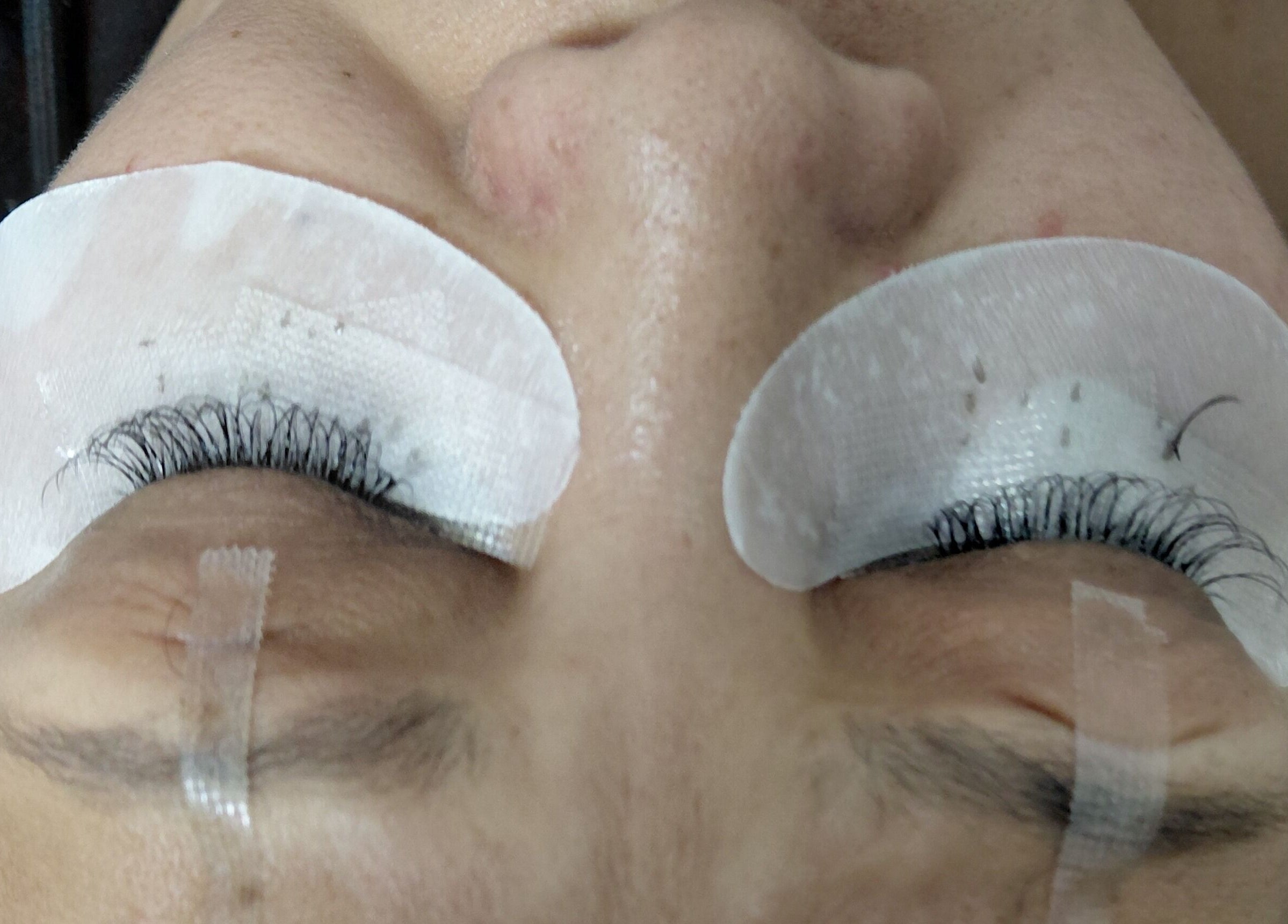 Lash treatment at TKs lash & brow studio in Sandton, Gauteng, ZA showcasing precision in eyelash care.