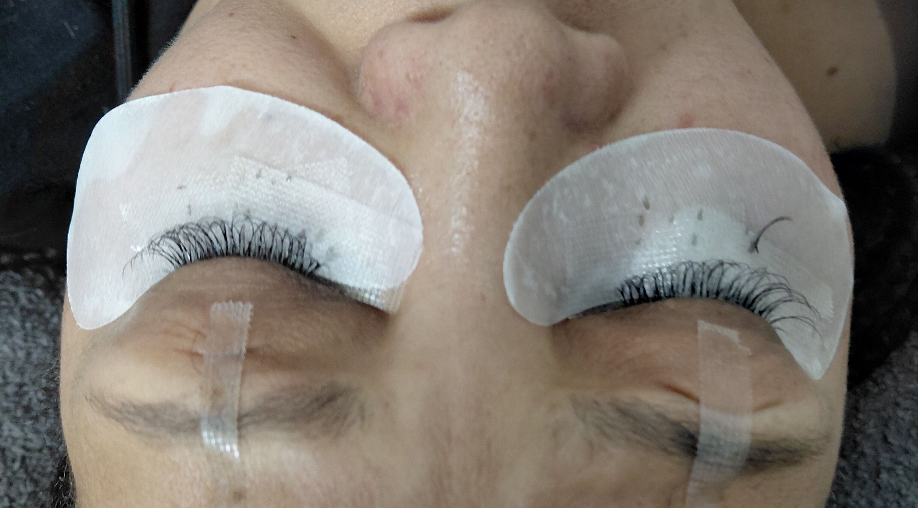 Lash treatment at TKs lash & brow studio in Sandton, Gauteng, ZA showcasing precision in eyelash care.