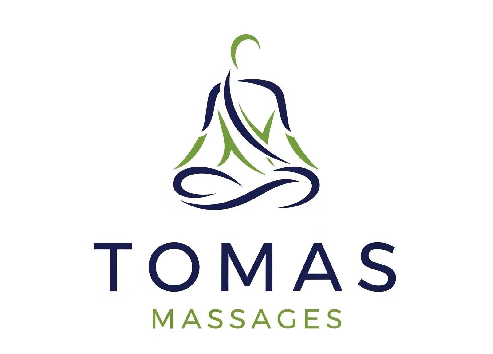 Elegant Tomas Massages logo representing relaxation in Miami, Florida, US.
