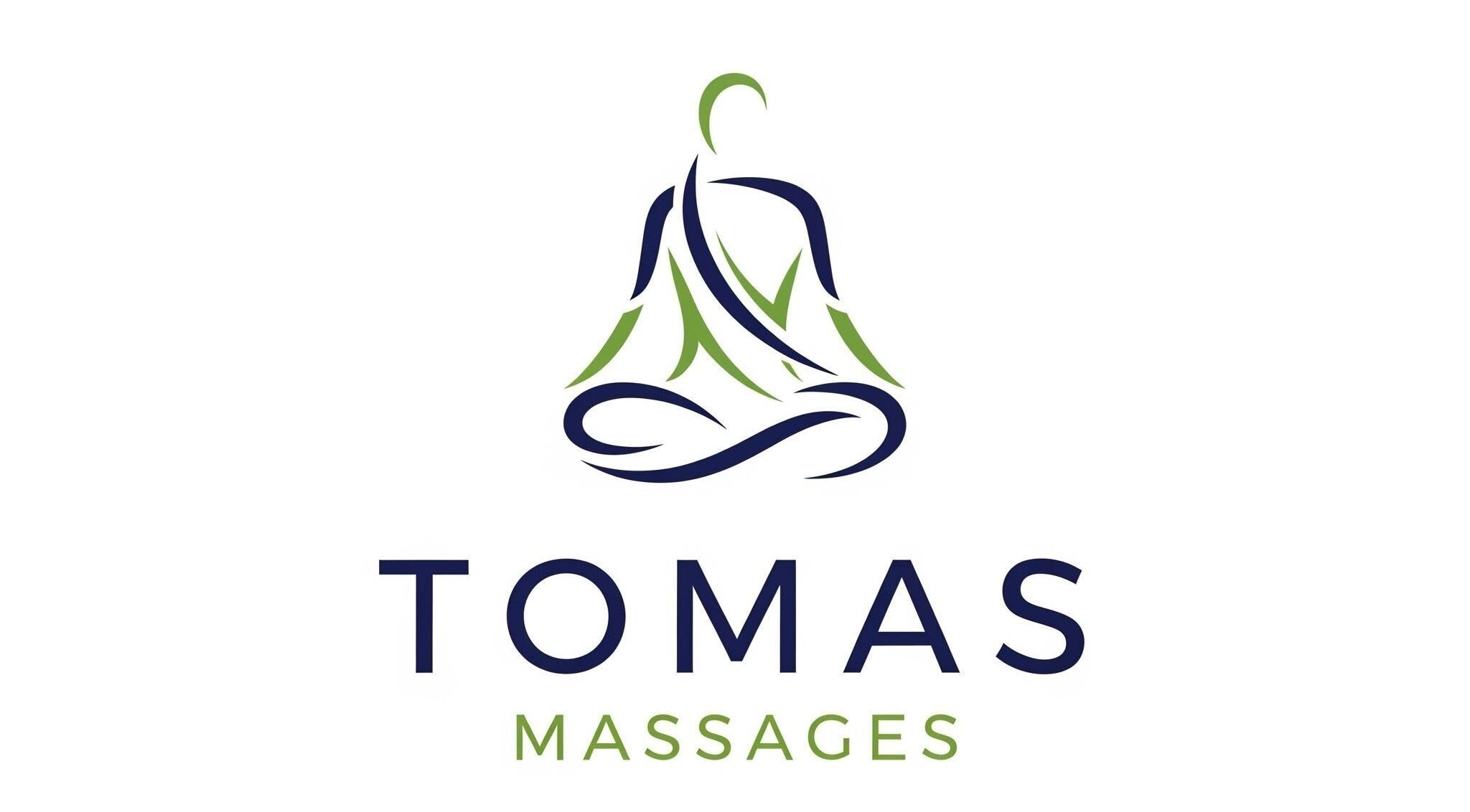 Elegant Tomas Massages logo representing relaxation in Miami, Florida, US.