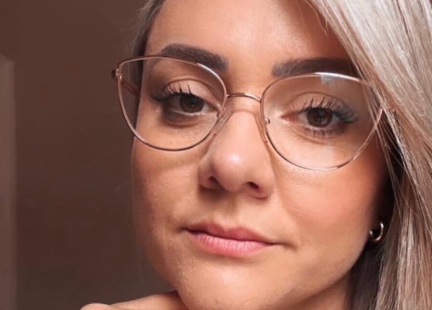 Close-up of a woman with glasses at NovaSkin, County Kilkenny, County Kilkenny, IE.