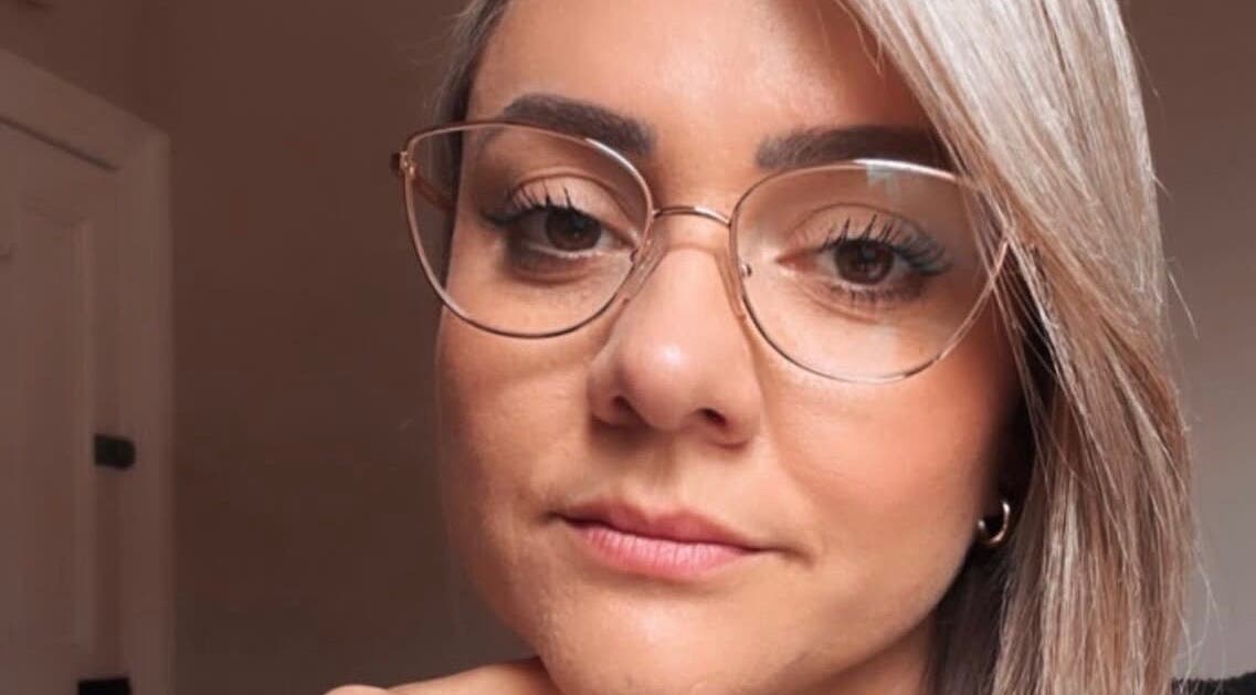 Close-up of a woman with glasses at NovaSkin, County Kilkenny, County Kilkenny, IE.