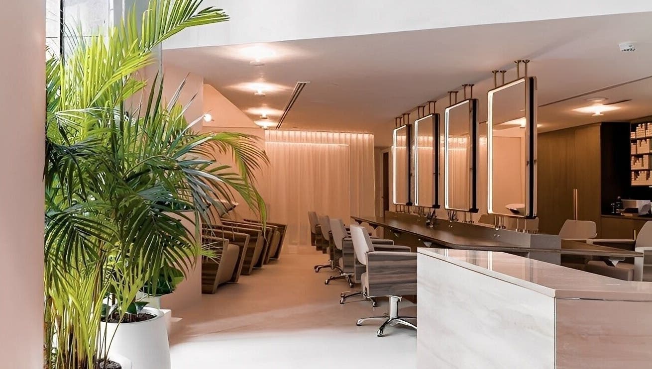 Elegant interior of Hair by Martin Dubai in Hair Salon by Pierre, Damac Heights, Dubai, Dubai, AE with stylish decor.
