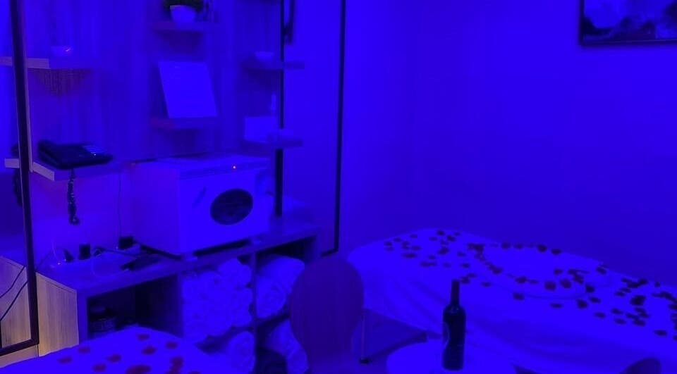 Calm spa room at Moglow Beauty Spa, Abuja, Federal Capital Territory, NG primed for ultimate relaxation.