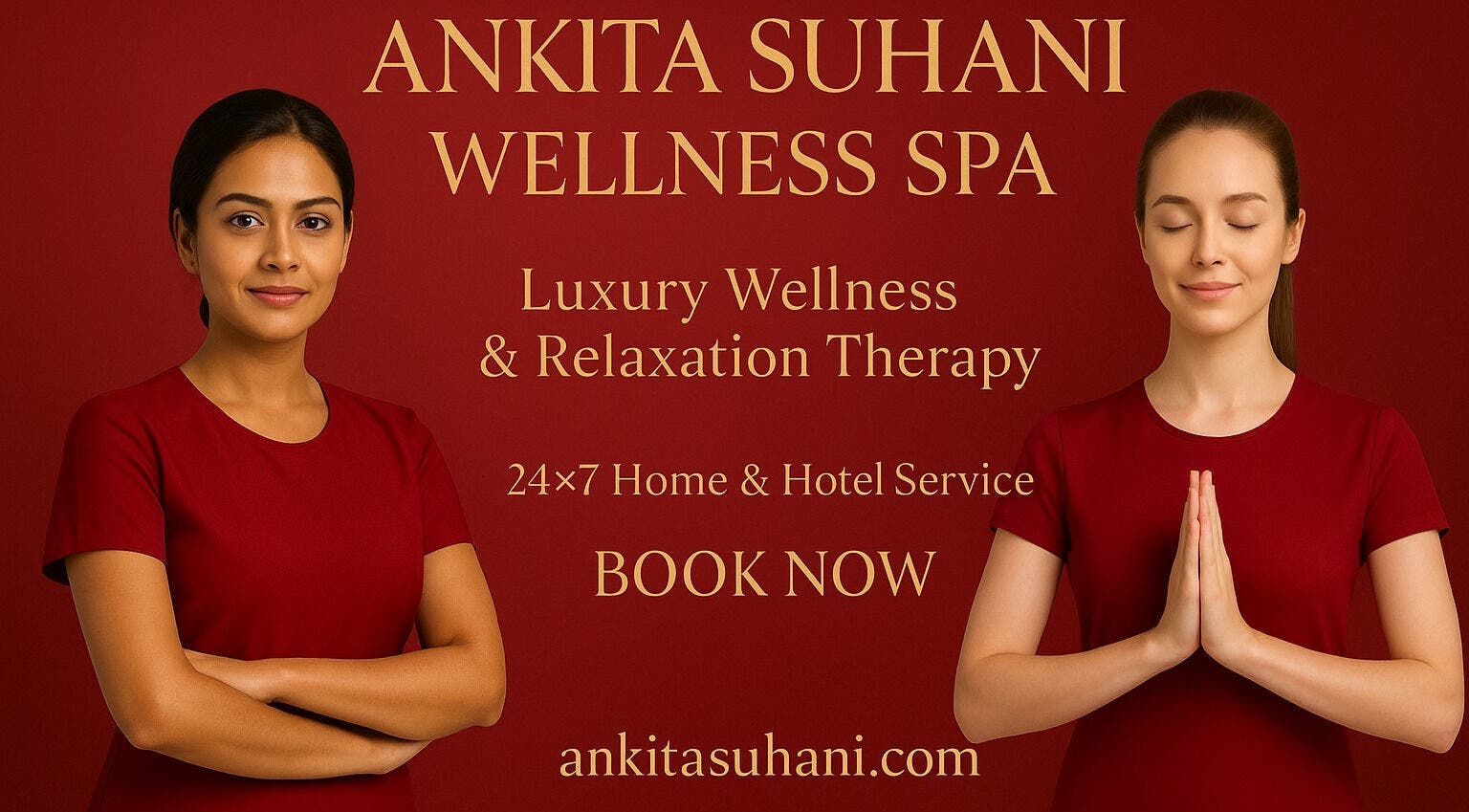 Two women representing Delhi Massage service in New Delhi, Delhi, IN, offer luxury wellness experiences.