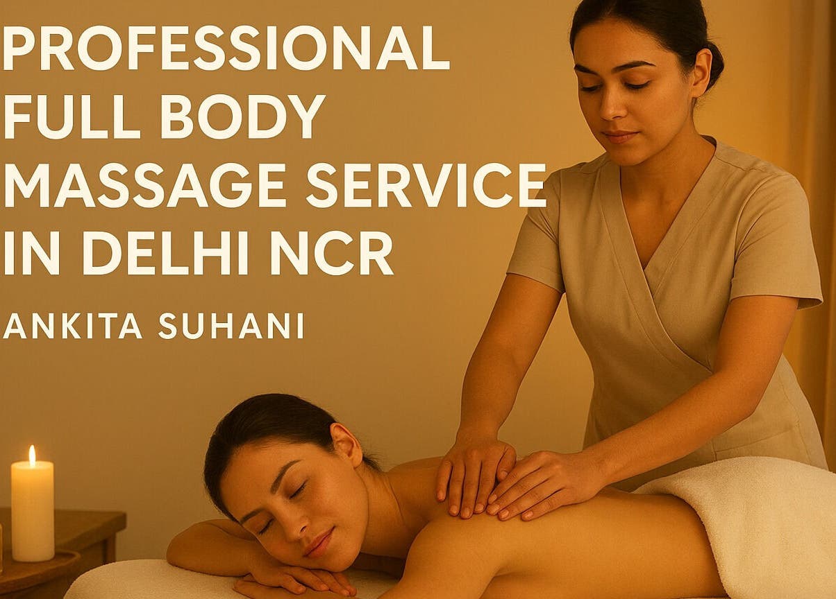 Relaxing professional massage session at Delhi Massage Service, New Delhi, Delhi, IN. Candlelit ambiance for wellness.