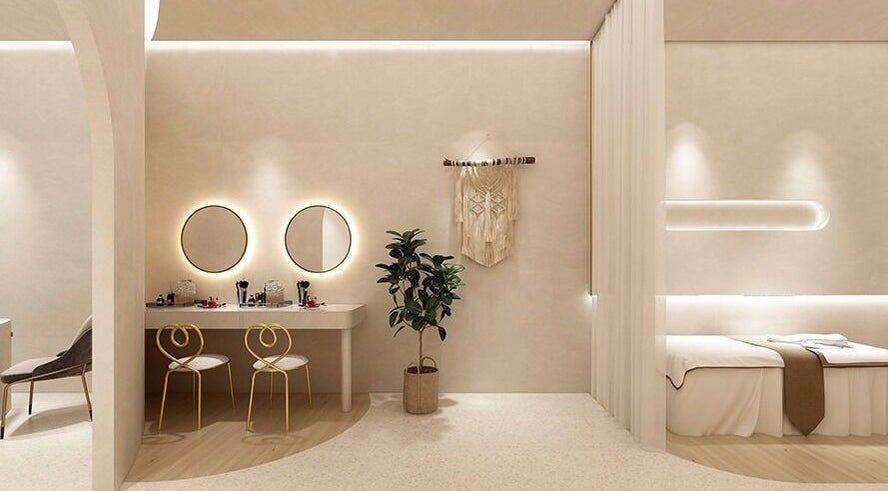 Elegant beauty and skincare suite at Makeup, beauty and skincare services, Edgewood, Washington, US.