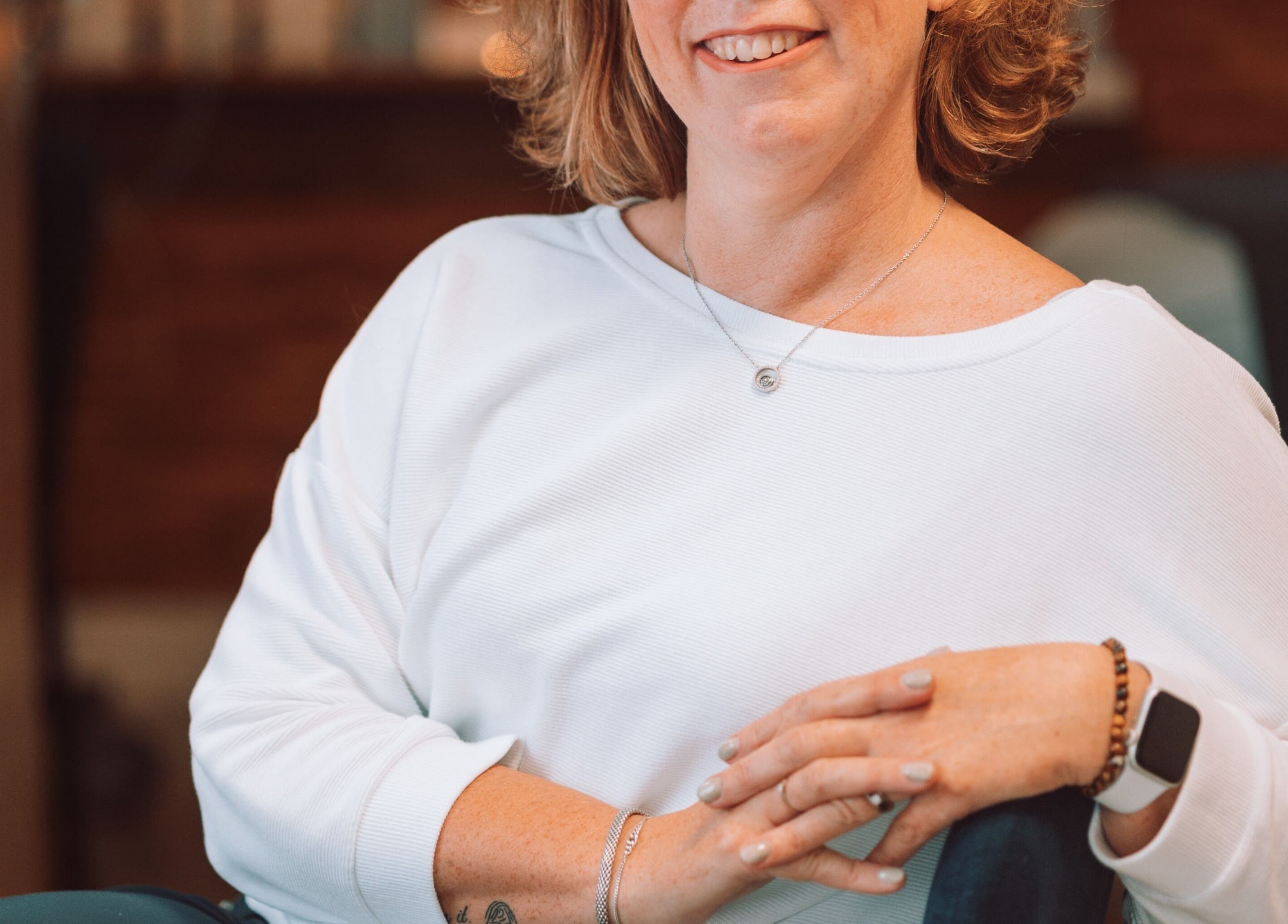 Smiling guest at Head and Soul Spa Costa Blanca, Panorama, Comunidad Valenciana, ES, enjoying a serene moment.