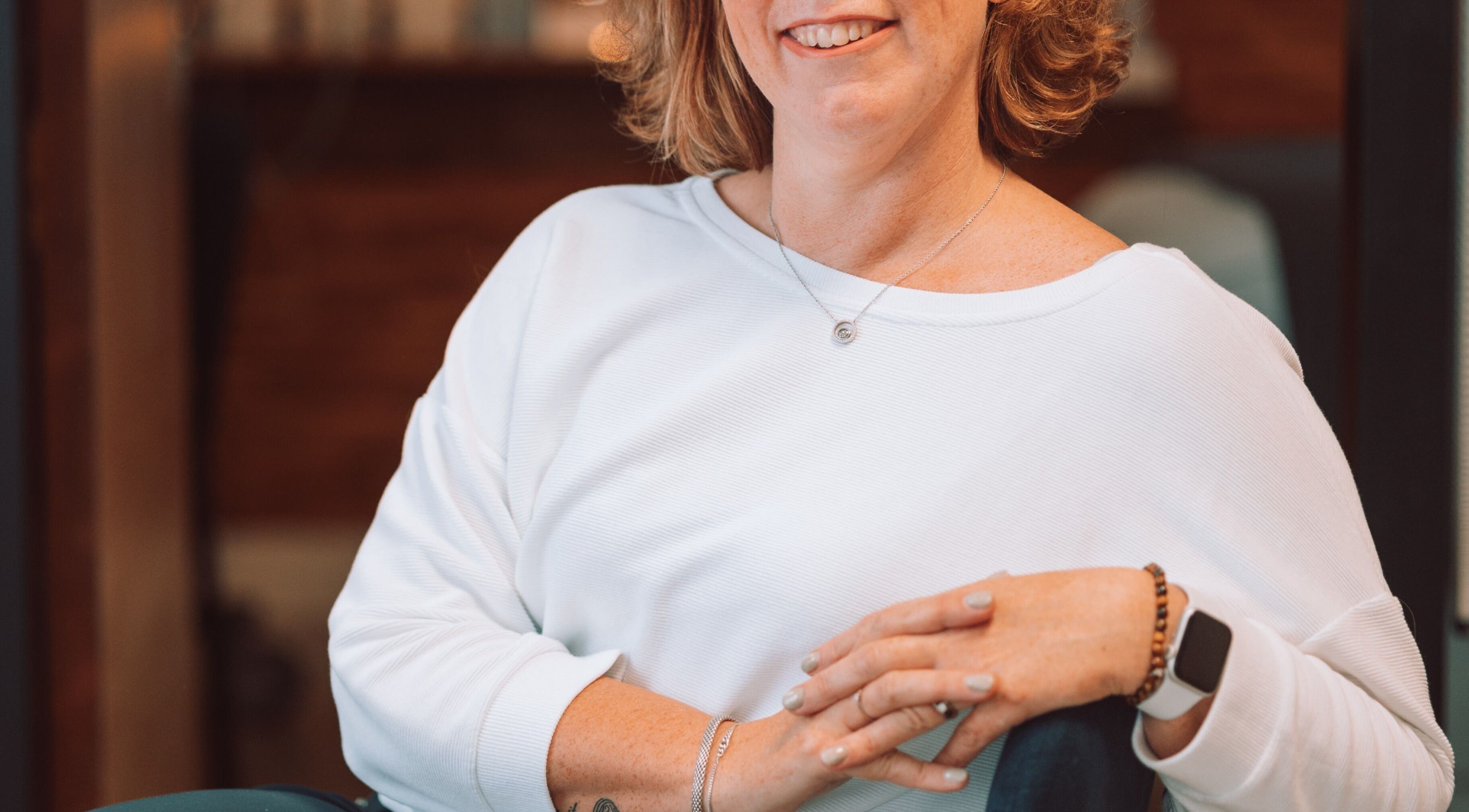 Smiling guest at Head and Soul Spa Costa Blanca, Panorama, Comunidad Valenciana, ES, enjoying a serene moment.