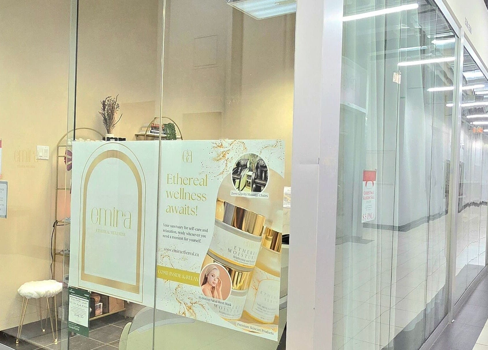 Front view of Emira Ethereal Wellness in Markham, Ontario, CA, showcasing a serene and inviting entrance.