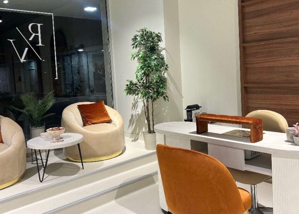 Área de espera sofisticada em Gb Estética (Rv Beauty Studio), Matosinhos, Porto, PT.