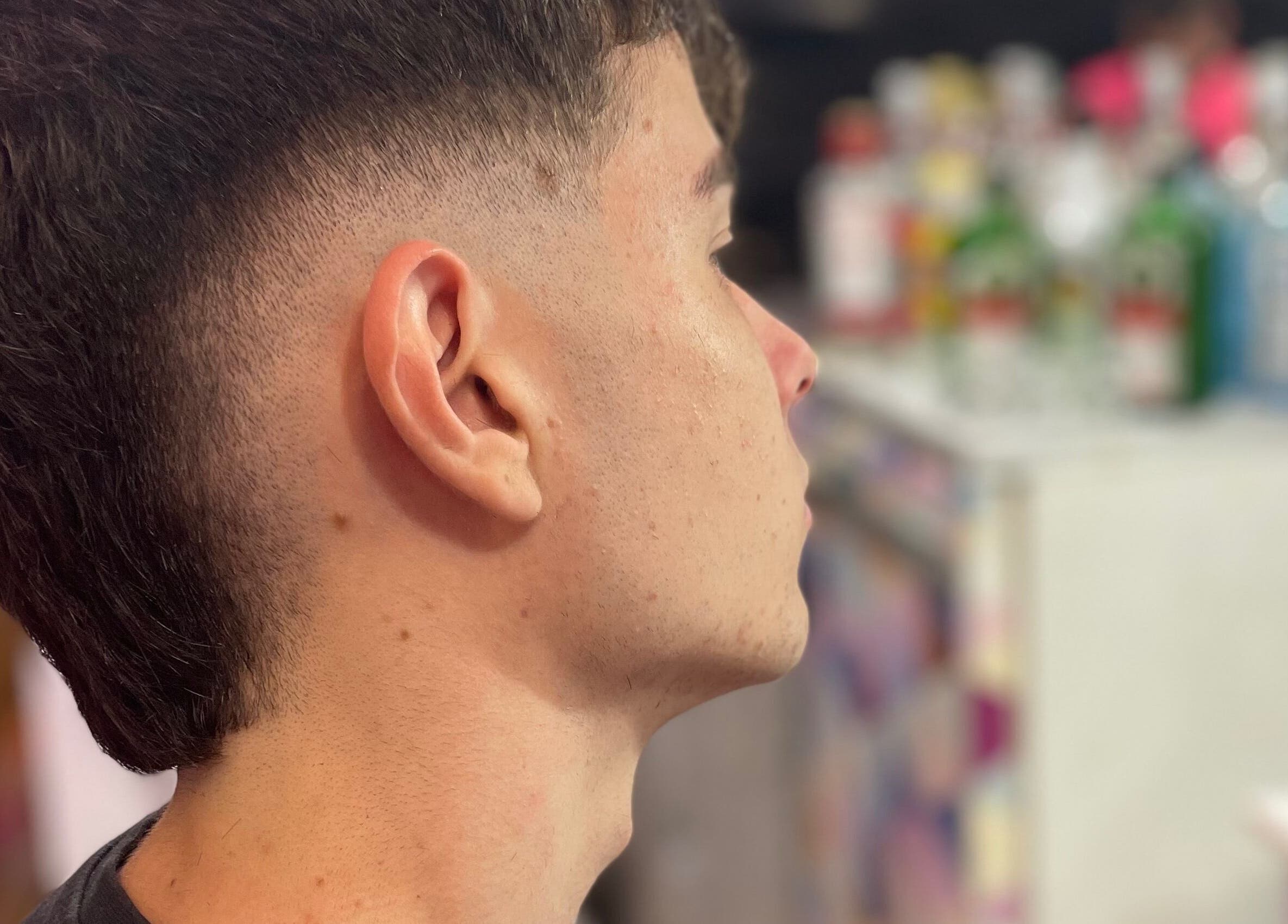 Ανδρικό κούρεμα fade στο Pouladakis barbershop, Ιτέα, GR.