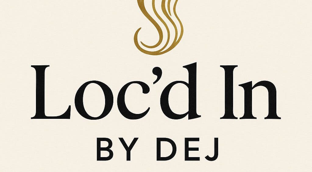 Logo of Loc’d in by Dej showcasing elegance, based in Paradise, Nevada, US.