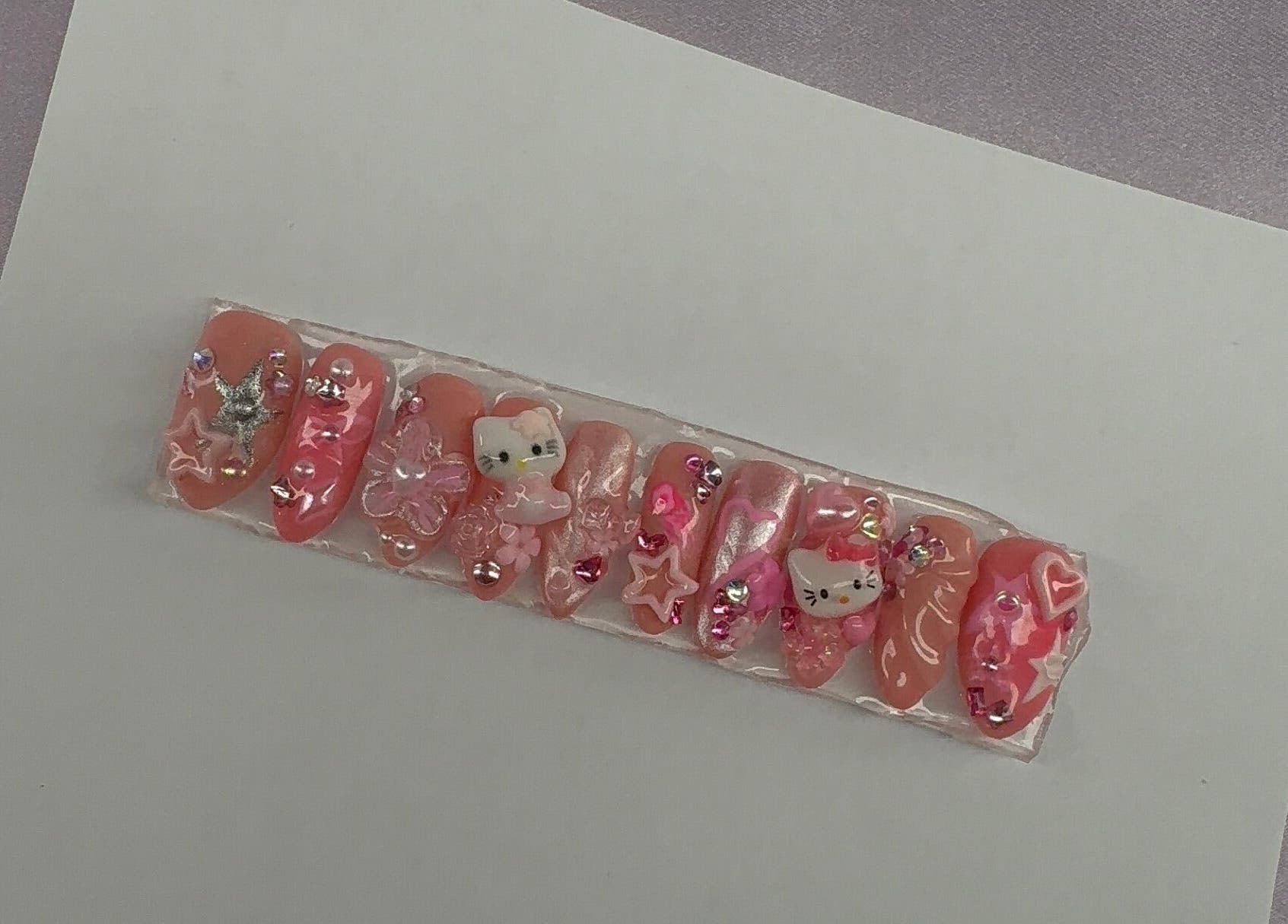 Intricate nail art designs available at Kaicrylics, Port Charlotte, Florida, US.