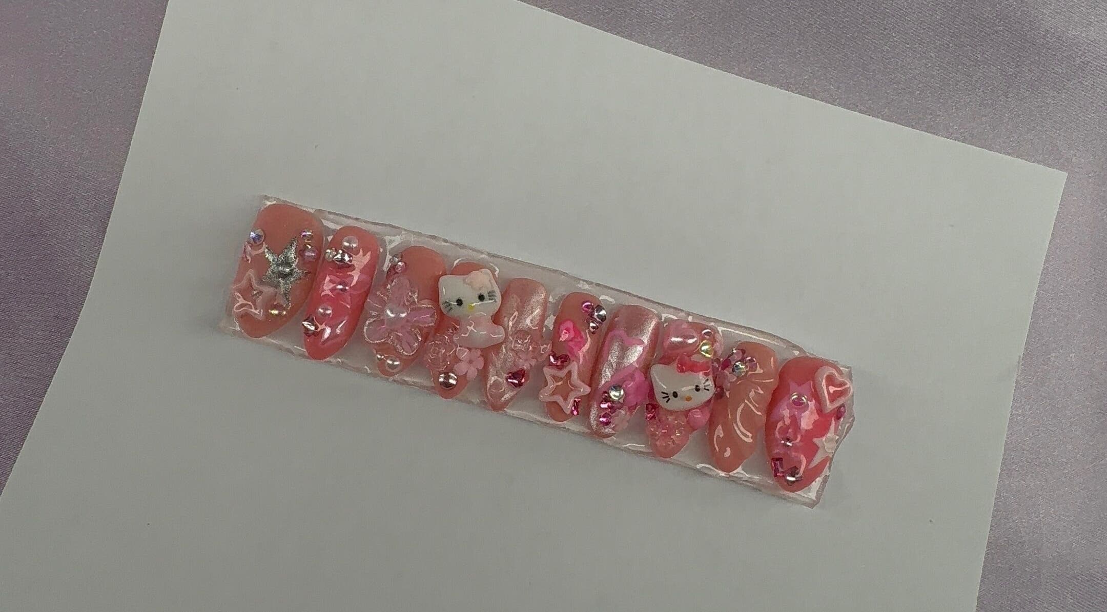 Intricate nail art designs available at Kaicrylics, Port Charlotte, Florida, US.