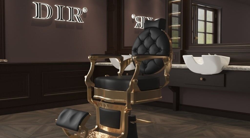 Elegant barber chair at BGs Mobile Cuts in Sutton-in-ashfield, England, GB, reflecting luxury and style.
