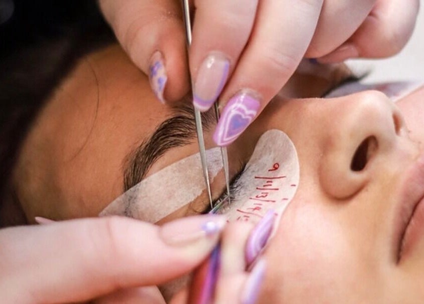 Lash extension application at Loxi_Lashes, Cape Town, Western Cape, ZA showcasing detailed technique.
