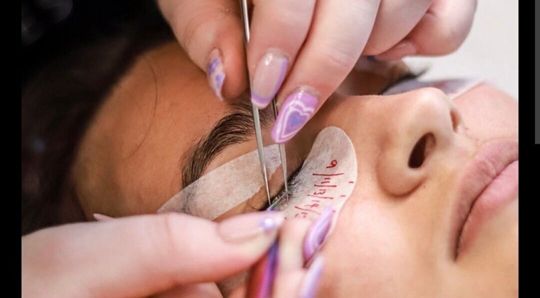 Lash extension application at Loxi_Lashes, Cape Town, Western Cape, ZA showcasing detailed technique.