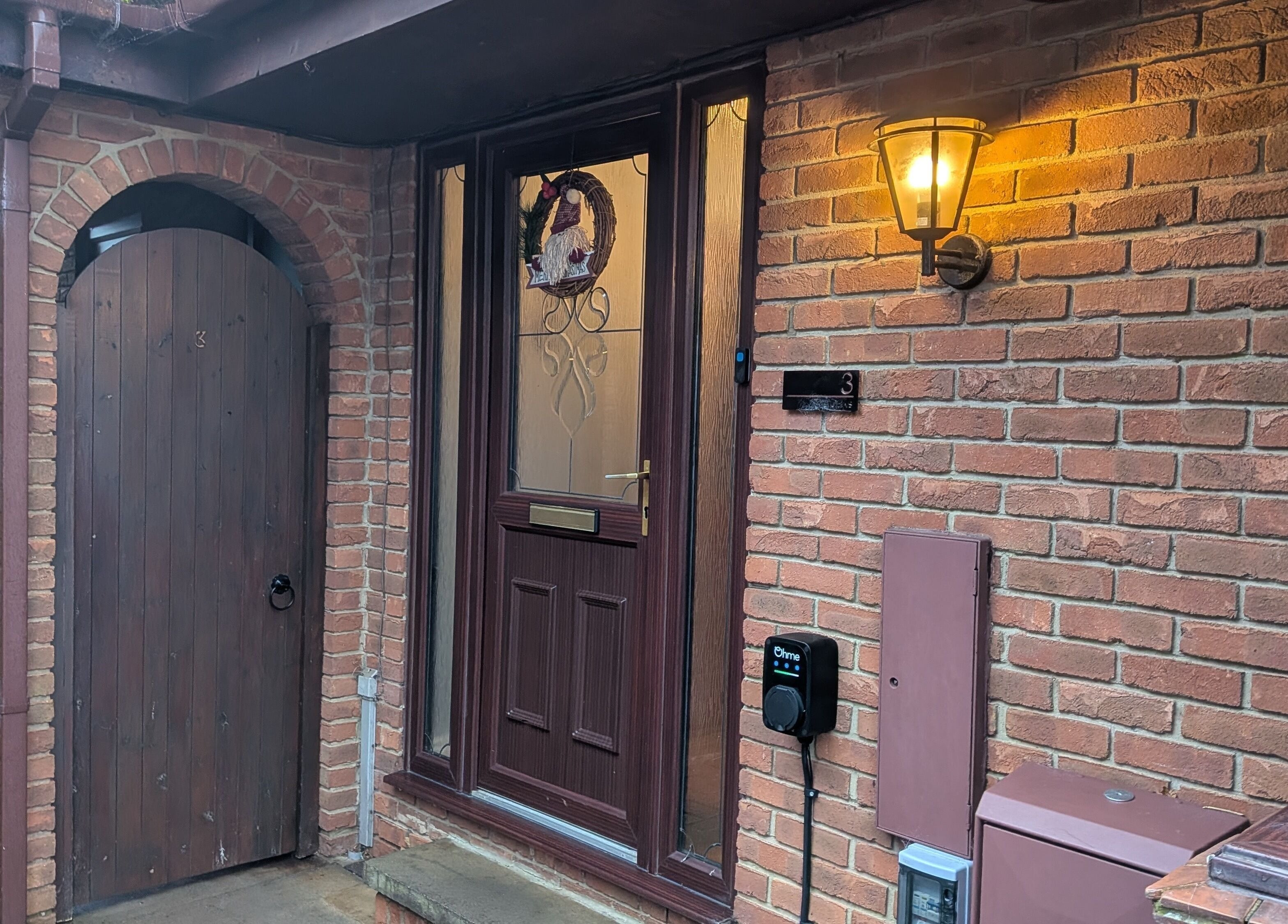 Entrance of LB Audiology Services Ltd - East Durham Clinic in Hutton Henry, GB with a warmly lit exterior.