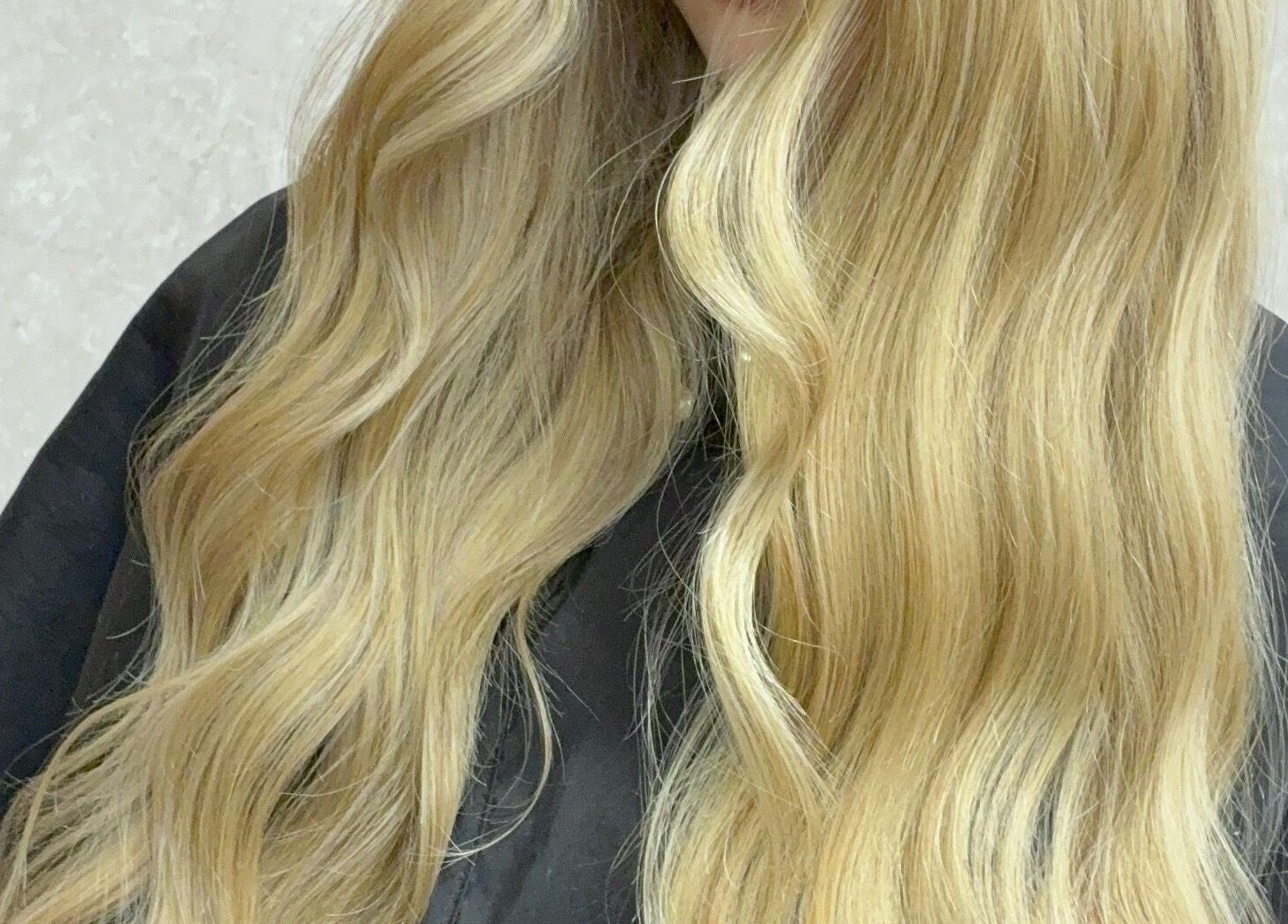 Smooth blonde waves styled at Navie Studio in Hull, England, GB rejuvenate your look.