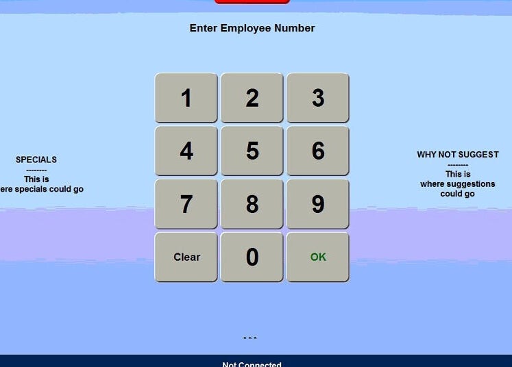 Interactive menu keypad at PSI Breathing, Bridgetown, Saint Michael, BB for seamless check-ins.