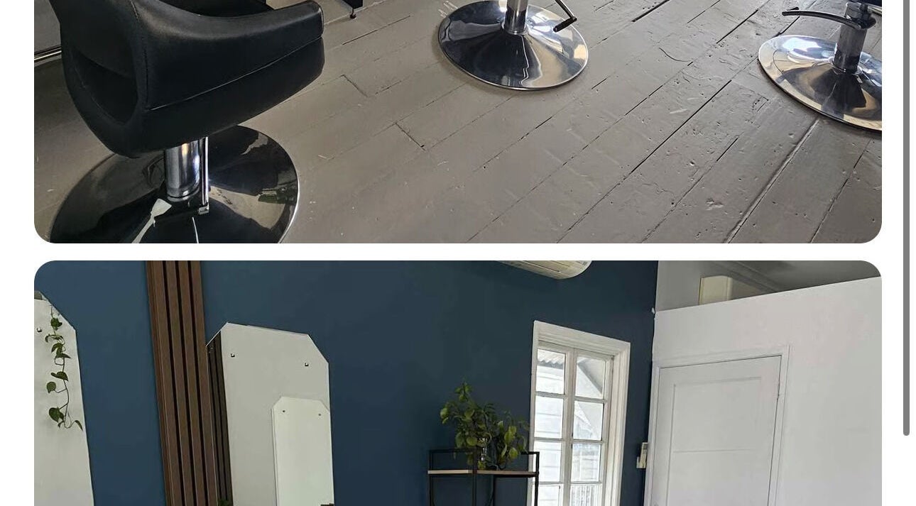 Modern salon chairs at Kutz 4 Kingz, Windsor, Queensland, AU, featuring sleek design and comfort.