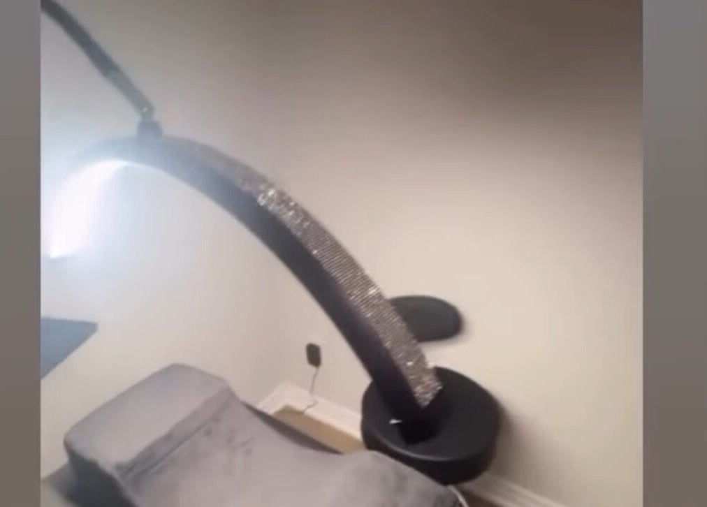 Luxurious massage chair at Majasbeautyco, Hamilton, Ontario, CA, offering relaxation and wellness.