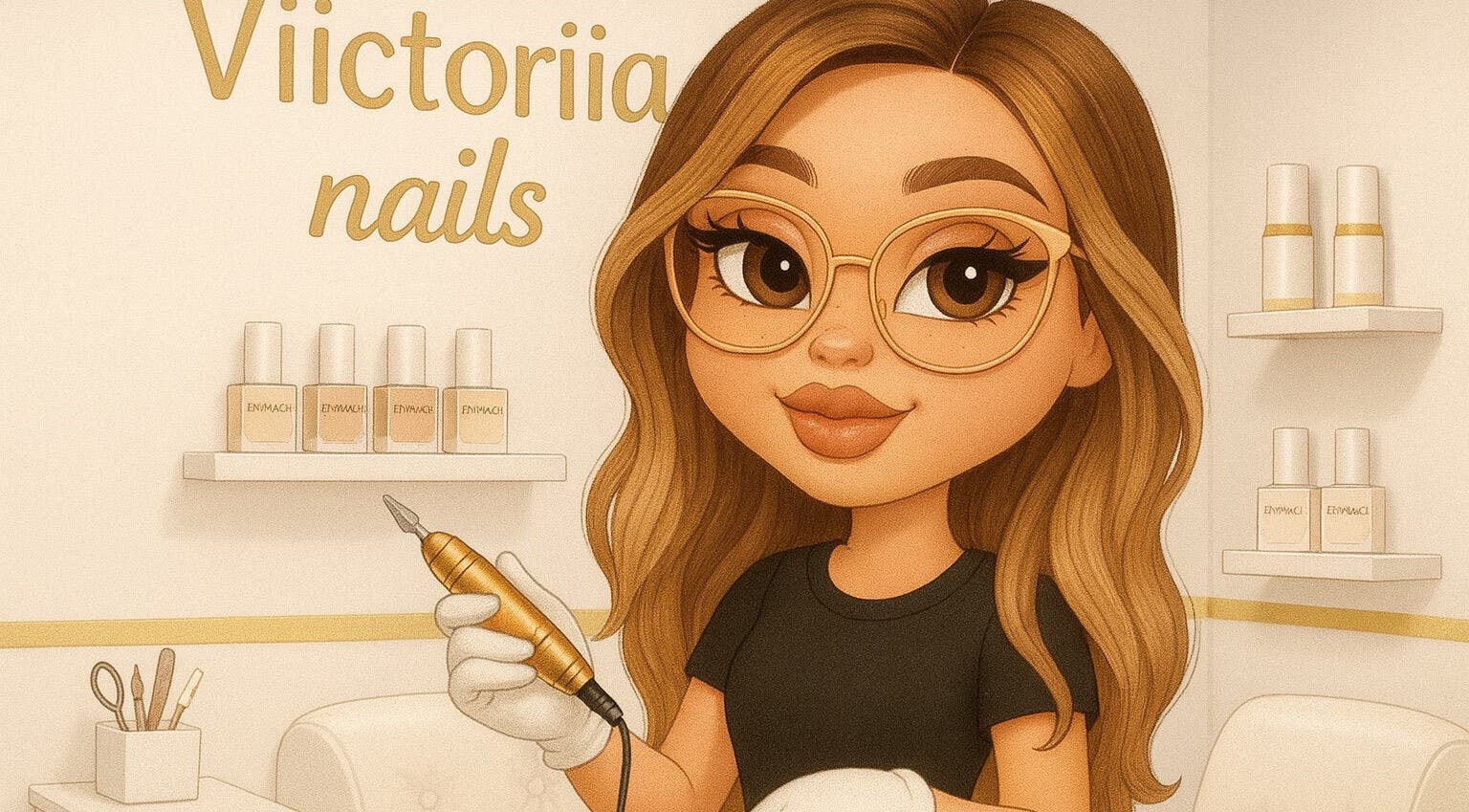 Illustration d'un styliste ongles chez Viictoriia n’ails, Miramas, Provence-alpes-côte D'azur, FR.