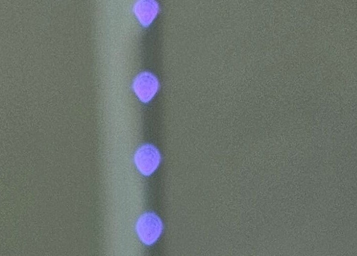 Soft violet lights at IYL VIBRANT SKIN STUDIO in El Paso, Texas, US, create a serene ambiance.