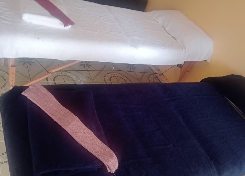 Lilly Harmony & Sparkle massage tables setup in Midrand, Gauteng, ZA for a relaxing wellness experience.