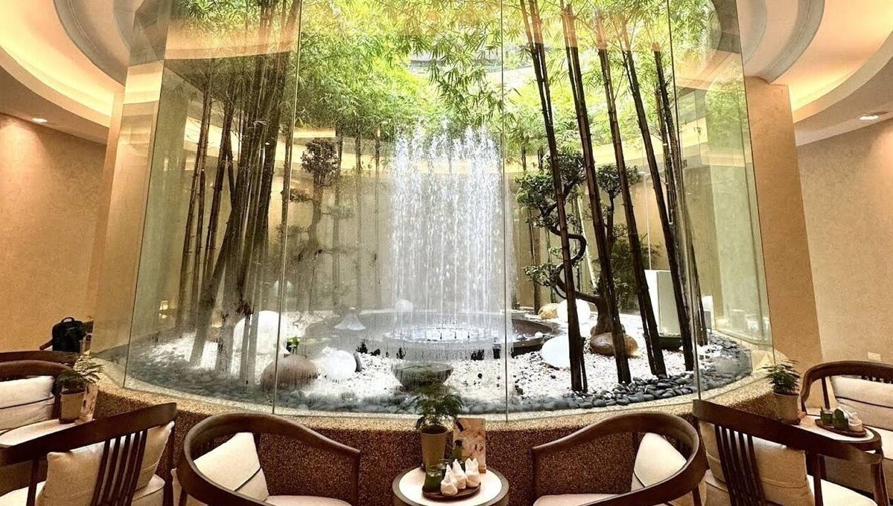 Serene indoor bamboo garden at Billion Onsen Aesthetic & Headspa, Kuala Lumpur, Wilayah Persekutuan Kuala Lumpur, MY.